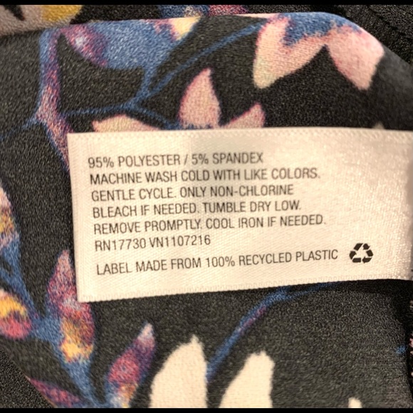 AVA & VIV WOMEN'S PLUS SIZE  BLACK FLORAL FIT & FLARE DRESS CAREER WORK WEAR - Picture 9 of 10